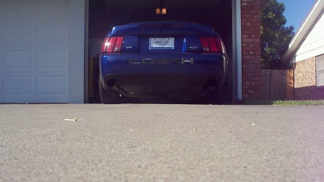 2003 Sonic Blue Cobra Convertible Bassani Exhaust