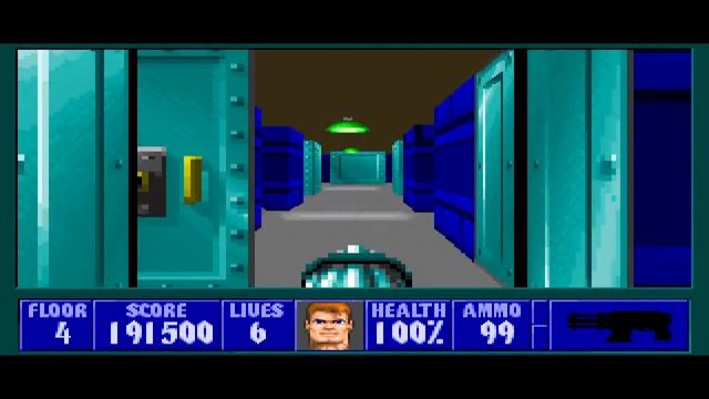 Прохождение Wolfenstein 3D: Spear Of Destiny Часть 1