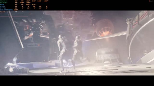 Wolfenstein II The New Colossus [1080p Max RTSS OVERLAY] RX Vega 64 Nitro+@1610/2100 - 8700K@5GHz