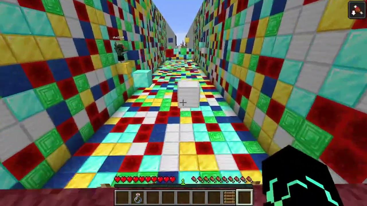 Паркур в маинкрафте