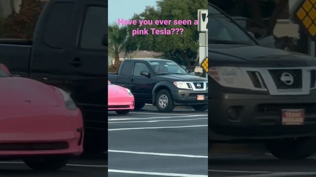The First Pink Tesla