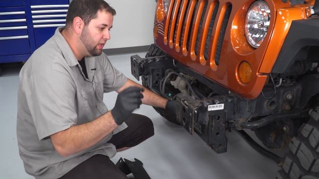 Jeep Wrangler JK Rugged Ridge Spartan Front Bumper W/ Standard Ends (2007-2018) Review & Install
