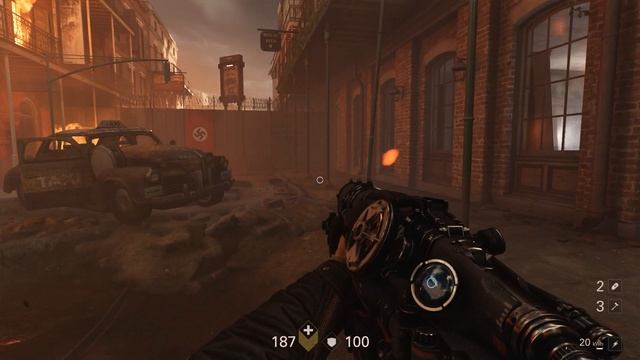 Wolfenstein II The New Colossus. Часть 11.  Новый Орлеан.