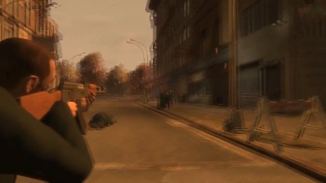 Slavic Skinhead With A Gun