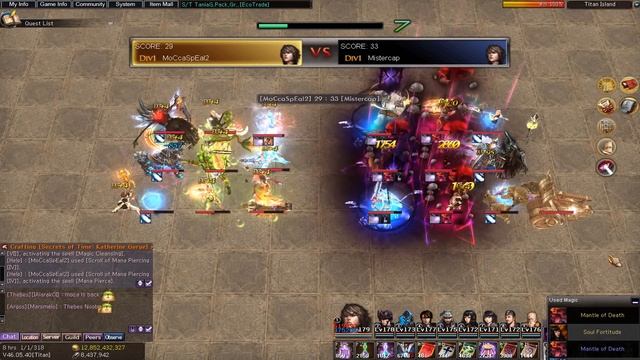 Titan 22/04/2018 PM - MoCcaSpEal2 Vs Mistercap - Atlantica Online