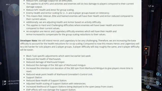 The Division 2: UPDATE 1.20 Patch Notes | HUGE CHANGES To PvP & PVE (TITLE UPDATE 8.4)