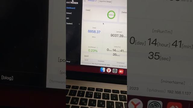 МАЙНИНГ НА ДАЧЕ ANTMINER L7 8800 | ANTMINER L7 ДОХОДНОСТЬ 65000 рублей В МЕСЯЦ #bitcoin #dogecoin