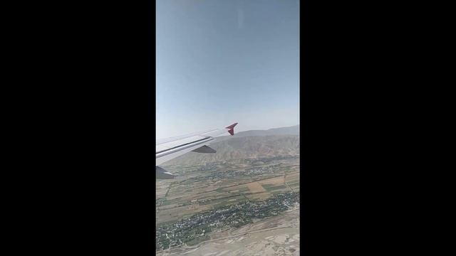 Взлёт Душанбе - Минеральные Воды 2022 год.