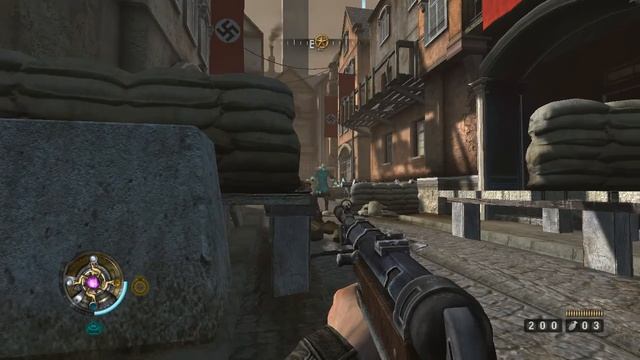 прохождение Wolfenstein 2009 часть 4 Возвращение в город