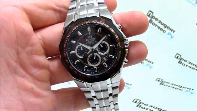 Часы Casio EDIFICE EF-540D-5A EF-540D-5AVEF - видео обзор от PresidentWatches.Ru