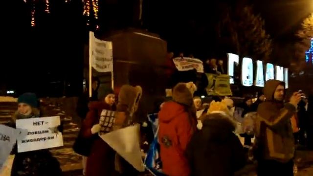 Пикет в защиту бездомных животных