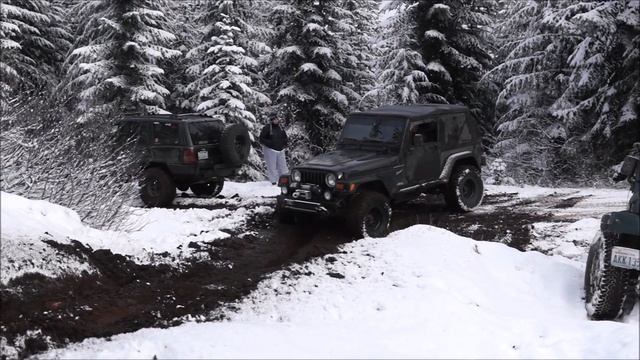 Lonesome Lake With Blackout Jeep Club