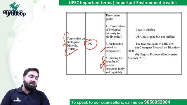 UPSC 2021 || Important Environment Treaties || GradeUp