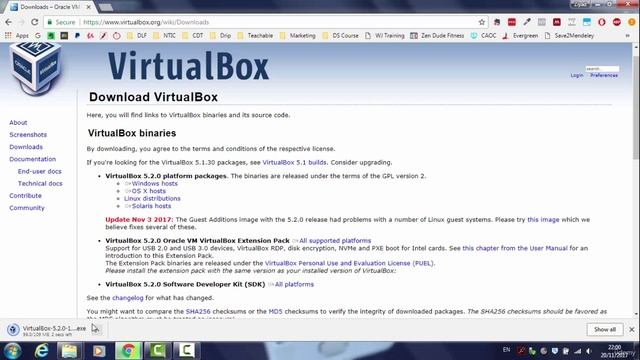 63-64. Installing Virtual Box