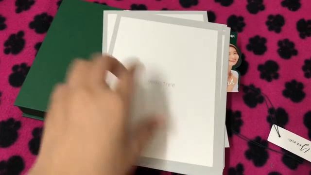 Innisfree Thank You Yoona Postcard (Unboxing)