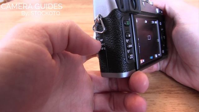 Fujifilm X100S - How To Change Focus Modes From Autofocus To Manual
