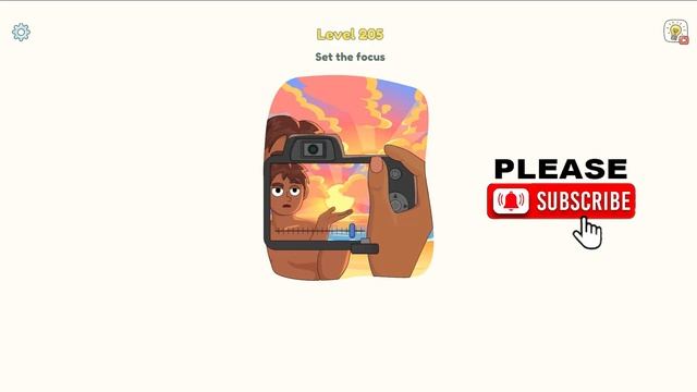 Dop 3 LEVEL 205 Set the focus ANSWER KEY DOP 3 Displace One Part Gameplay - SlowMotion Walkthroug
