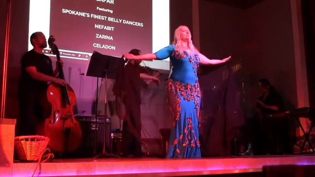 Zarina Bellydance With Veil To Misirlou At The Reserve
