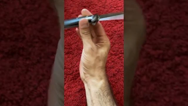 Нож складной с предохранителем Страйк. Сталь  D2.