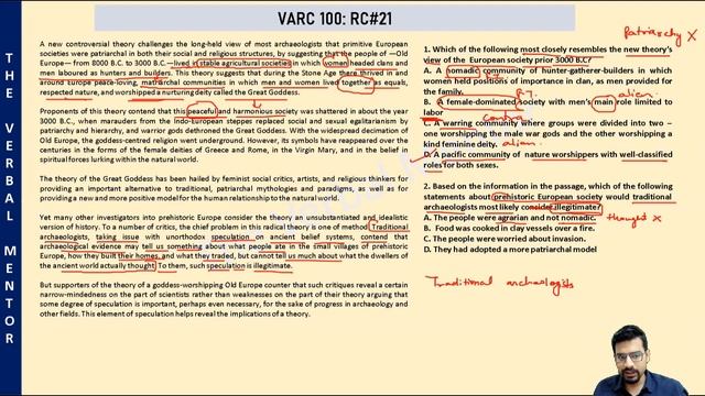 CAT Exam Preparation Videos | CAT RC Practice | CAT Verbal Preparation | VARC 100 | RC #21