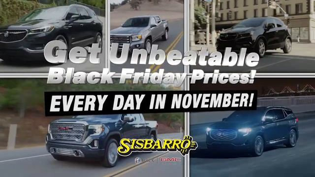 November Sisbarro Buick GMC Black Friday All Month
