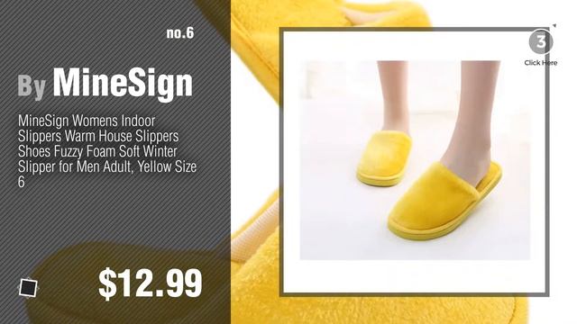 Yellow Women's Slippers // New & Popular 2017