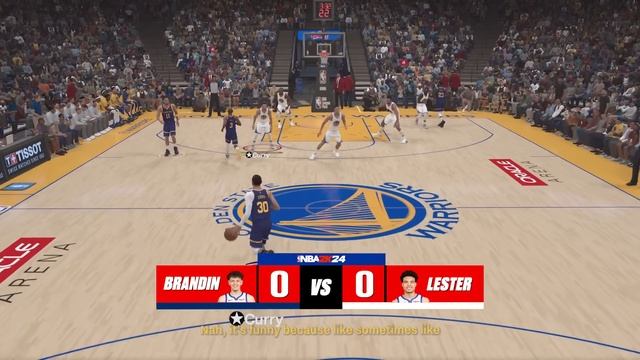 Brandin Podziemski Takes On Lester Quiñones In NBA 2K