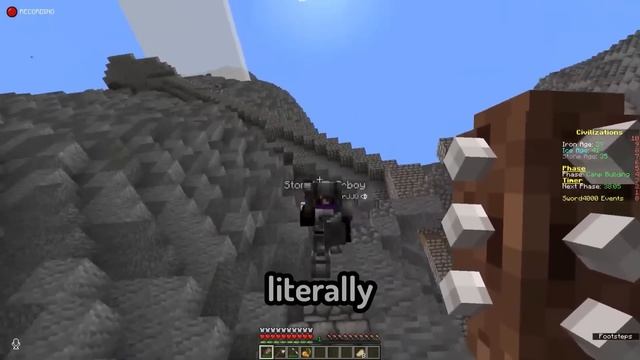 Цивилизации в Разные Времена на 100 игроков в Майнкрафт...