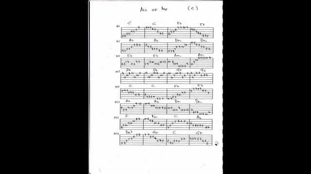 All Of Me (arpeggio)