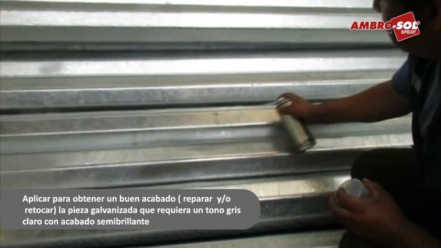Galvanizado En Frío Spray – Zinc Claro Acabado Semi Brillante Ambro-Sol
