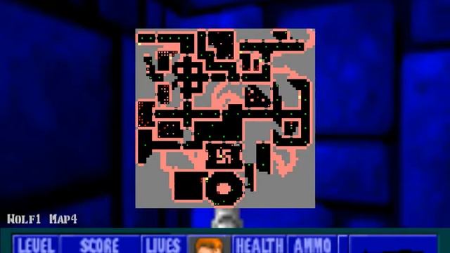 Прохождение Wolfenstein 3D Эпизод 1 Побег из Wolfenstein Центральная Комната #4