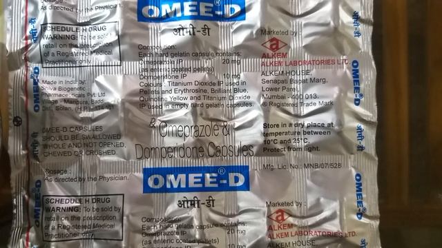 Omee D Capsule | Gastric Tablet Review | Uses | Side Effects | How To Use | Advise And Precautions