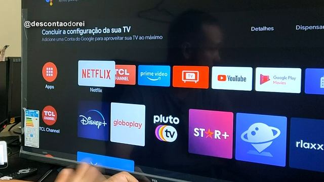 DICA DE OURO - Smart TV TCL S615, Botão Físico Escondido + Configurar Timer Para Desligar