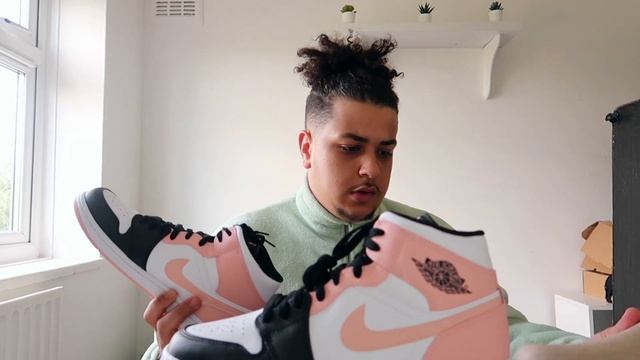 Air Jordan 1 Mid 'Crimson Tint/Arctic Orange❄️🍊' Unboxing Review