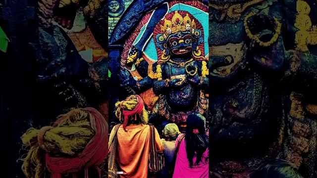 Maha Kala Bhairava, Kathmandu Durbar Square, Nepal #hindu #йога #медитация #бхайрава #sadhu #садху