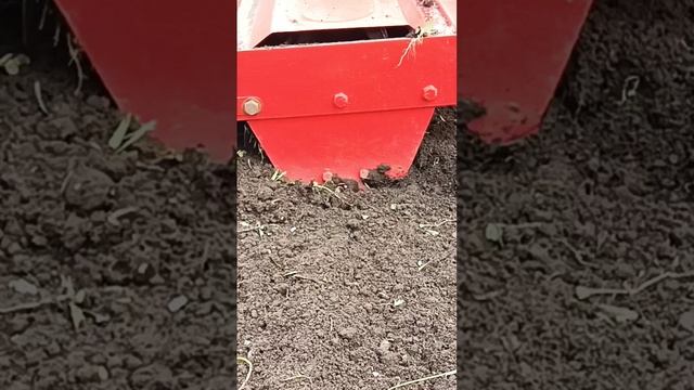 Фрезеруем почву! минитрактор Синтай 180, почвофреза 125  GON