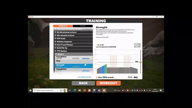 Preparing For 2023 With Zwift 6 Week FTP Builder Week 1, Sessions 1 And 2: Foundation And Strength