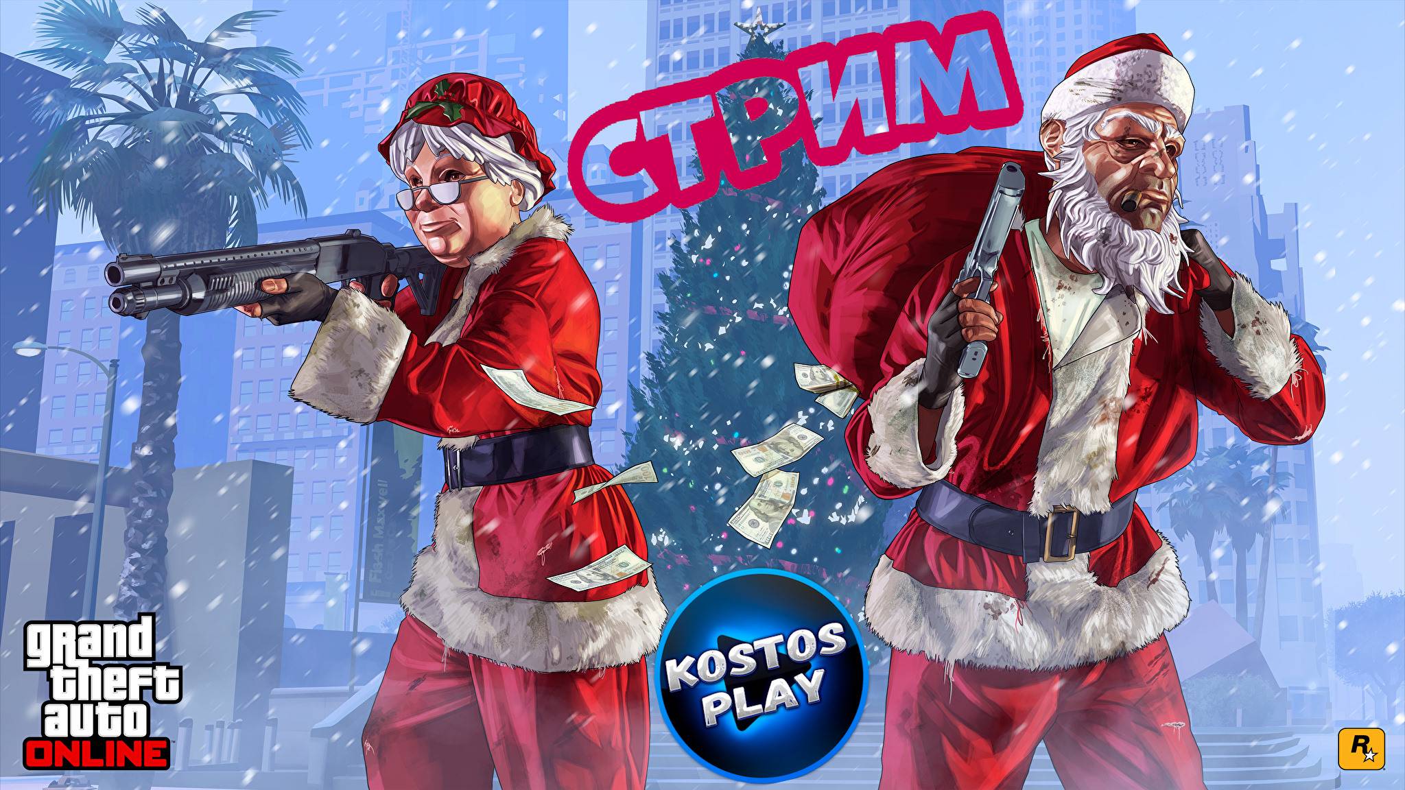 ЗИМНИЕ ПОКАТУШКИ В ГТАОНЛАЙН СПУСКИ СТЕНКИ ПАРКУРЫ #gta #гта #gta5 #gtaonline