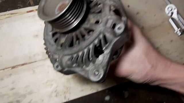 Замена подшипников генератора Subaru