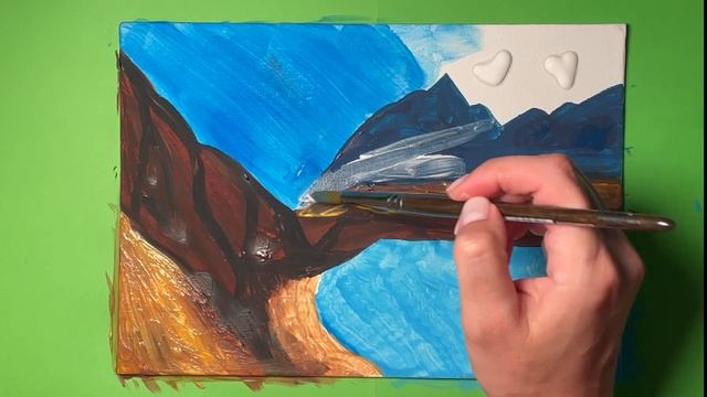 Nubra Valley | How To Draw For Beginners | Acrylic Painting