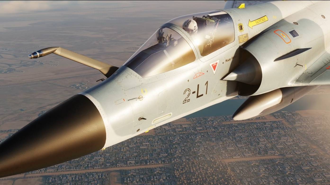 DCS Полёт на М-2000с