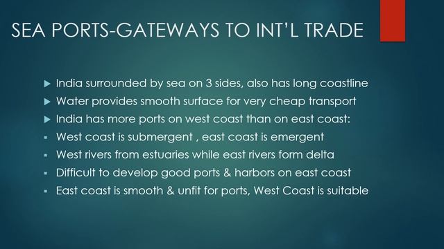 INTERNATIONAL TRADE CHAPTER 11 INDIA PEOPLE & ECONOMY  GEOGRAPHY CLASS 12