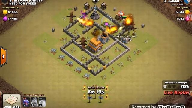The Old Hitman Harley Account Getting Attacked In War CLASH OF CLANS GAMING