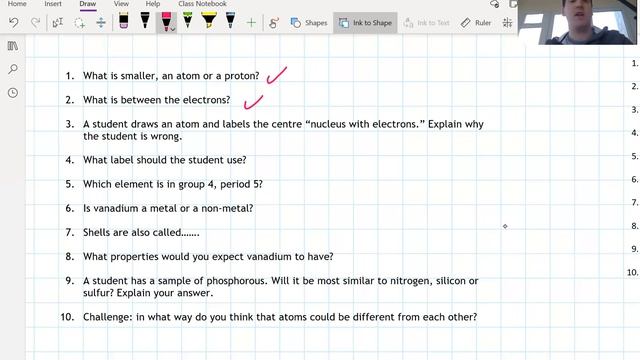 Junior Cycle Science - Atom, Elements And The Periodic Table Vid 4 - What's Inside An Atom?