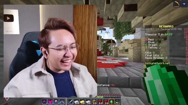 Diem-diem Kasih GMC Ke @Samsul CH Di Bedwars Lucky Network, Inilah Yang Terjadi!