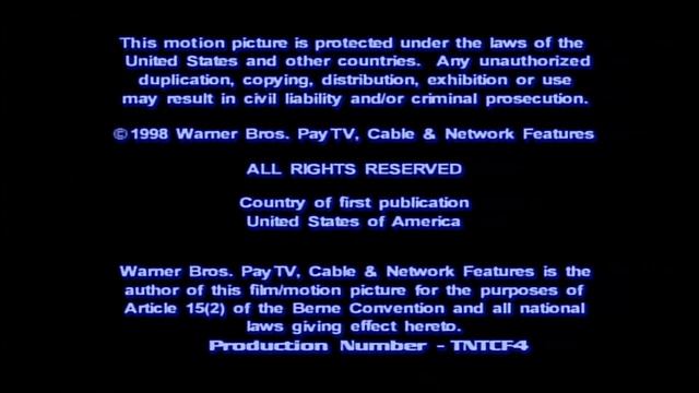 Babylonian Productions/Warner Bros. Domestic Pay TV Cable & Network Features (1998-1999) [HQ]
