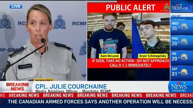 RCMP Confirm Vehicle Found In Manitoba Linked To Teen Murder Suspects