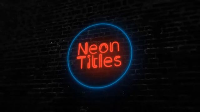 Neon Sign Titles | After Effects Templates - Motion Array