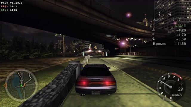 Need For Speed Underground 2 на Snapdragon 8s Gen3 Iqoo Z9 Turbo Winlator