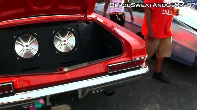RED Covertible 66 Chevrolet Impala On 26s (DUB Swyrl & DAVIN Emotion FLOATERS) 1966 CHEVY